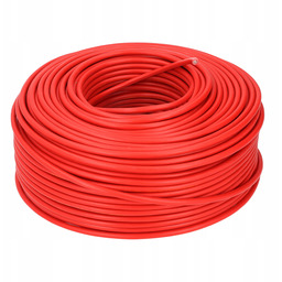 Kabel jednożyłowy Lgy 1,5mm2 H07V-K 450/750V linka czerwony
