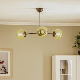 Lampa sufitowa Itoris Alfa, możliwość ściemniania, czarny, salon