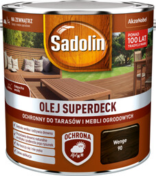 Olej do tarasów i mebli ogrodowych Superdeck Wenge