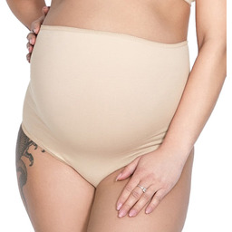 Figi damskie MAMA BELLY beżowe M