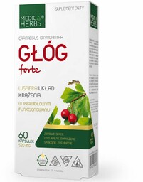 Medica Herbs Głóg forte - wspiera właściwe funkcjonowanie