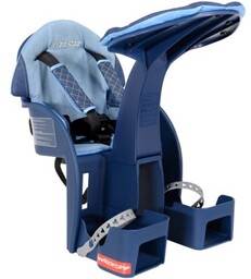 WEERIDE Fotelik rowerowy Safe Deluxe Denim Niebieski