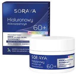 SORAYA Hialuronowy mikrozastrzyk Progresywny krem regenerujący 60+
