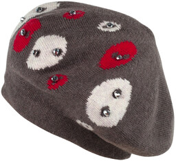Beret Kaszmirowa błyskotka