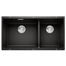 Blanco SUBLINE 480/320-U 525993 Granitowy Czarny Zlewozmywak prostokątny