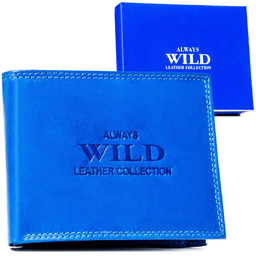 Portfel męski skórzany Always Wild pojemny na karty