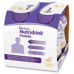 Nutrica, Nutridrink Protein, smak waniliowy, 4x125 ml