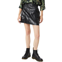 Spódnica damska Vero Moda Sylvia czarna mini eko