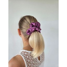 Pakamera Gumka jedwabna, scrunchie, frotka heather charm MAXI