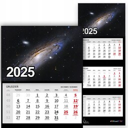 KALENDARZ TRÓJDZIELNY 2025 Terminarz Dzienny DLA ASTROFIZYKA Wzory