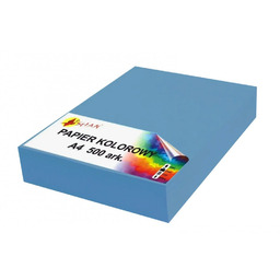 Papier kolorowy A4 80g niebieski2 8324 8324-500, Ilość