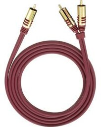Oehlbach 20562 2m Czerwony Kabel analogowy audio