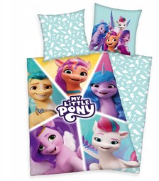Pościel bawełniana My Little Pony 140X200 dziecięca Koniki