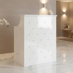 Recepcja fryzjerska lakierowana Alexa 80 cm kosmetyczna