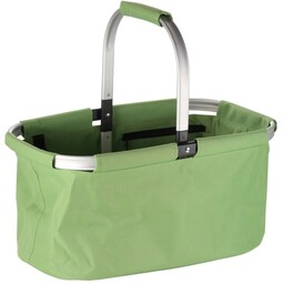 Składany koszyk na zakupy SHOP!, zielony