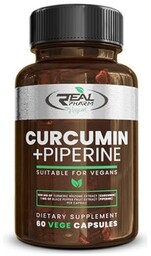 Real Pharm Curcumin + Piperine VEGE 60caps