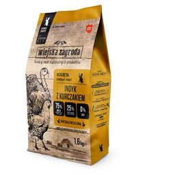 Wiejska Zagroda Indyk z kurczakiem karma sucha