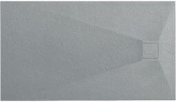 Brodzik prostokątny szary struktura kamienia smc 120x90 Magnum