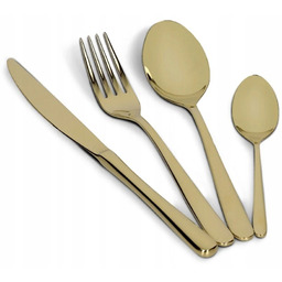 Zestaw sztućców 24 el. Vesper Gold Zwieger