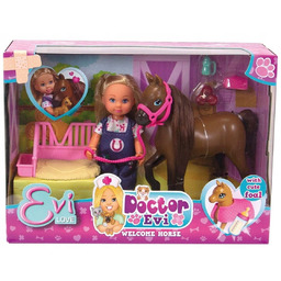 Doktor Evi i klacz w ciąży Lalka Klasyczna