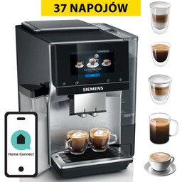 SIEMENS Ekspres EQ700 TQ717R03 Stal ciemna (Cold Brew)