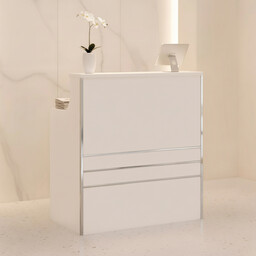 Recepcja fryzjerska lakierowana Alexa 80 cm kosmetyczna