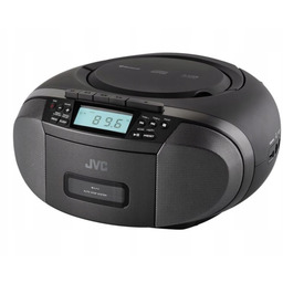 Boombox RC-E444B Jvc black Kaseta CD Usb Bt