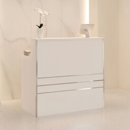 Recepcja fryzjerska lakierowana Alexa 100 cm kosmetyczna