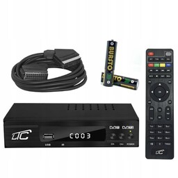 Tuner dekoder DVB-T2 H.265 Hevc Ltc LXDVB507 Kabel