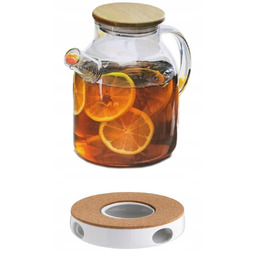 Dzbanek Szklany Z Metalową Spiralą Nexo 1,6 L