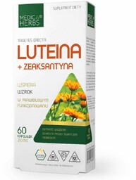 Medica Herbs Luteina + Zeaksantyna - wspiera wzrok