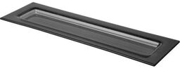 TACA SZKLANA VETRO GN 2/4 530x162 mm CZARNA