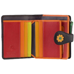 Portfelik damski w kwiatki Visconti DS-80 RFID