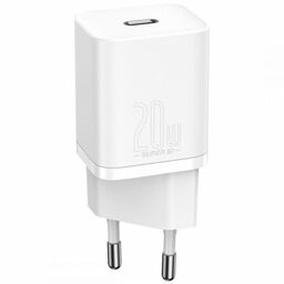Baseus Ładowarka sieciowa Super Si USB-C 20W, biała