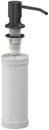 QUADRON Dozownik płynu KEIRA czarny mat, 320 ml