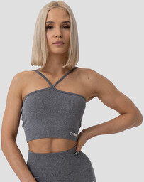 GymBeam Biustonosz sportowy Halter FLO Grey