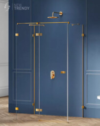 NEW TRENDY EXK-3082 KABINA AVEXA GOLD PROSTOKąTNA PRZYśCIENNA