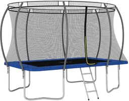 vidaXL, Trampolina z siatką zewnętrzną i akcesoriami, 11