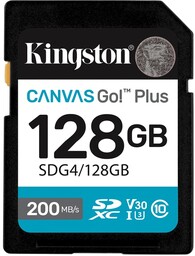 Kingston SDXC Canvas Go Plus Gen4 128GB C10