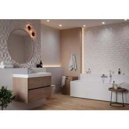 Płytka ścienna ALTERIO white hexa structure satin 8mm