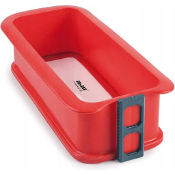 Tortownica silikonowa ze szklanym dnem Prostokątna Ibili 28