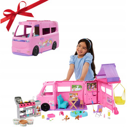 Barbie Dreamcamper Zestaw Kamper Marzeń 7 Stref Zabawy