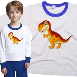 Piżama dziecięca Dino Dinozaur T Rex Tyranozaur 110/116