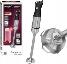 Blender Ręczny, Mikser Metalowy, Mocny Proficook P