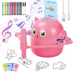 Robot Rysujący Dla Dzieci Montessori Zabawka Edukacyjna Bezpieczny