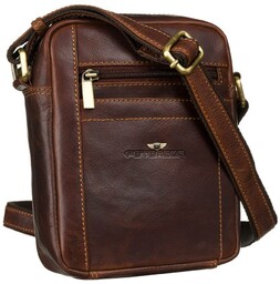 Saszetka męska z naturalnej skóry Peterson PTN TB-117-COM