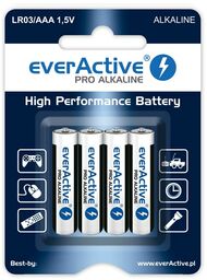 Bateria alkaliczna EverActive LR03 AAA Pro Alkaline 1250