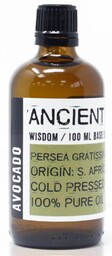 Olej Bazowy z Awokado, Ancient Wisdom, 100ml