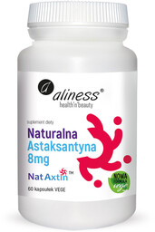 ALINESS Naturalna Astaksantyna 8mg 60vegcaps