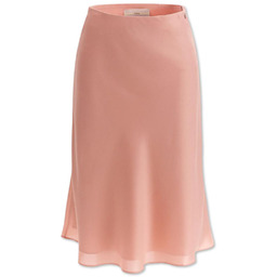 Spódnica damska Guess Claire midi różowa satynowa-S